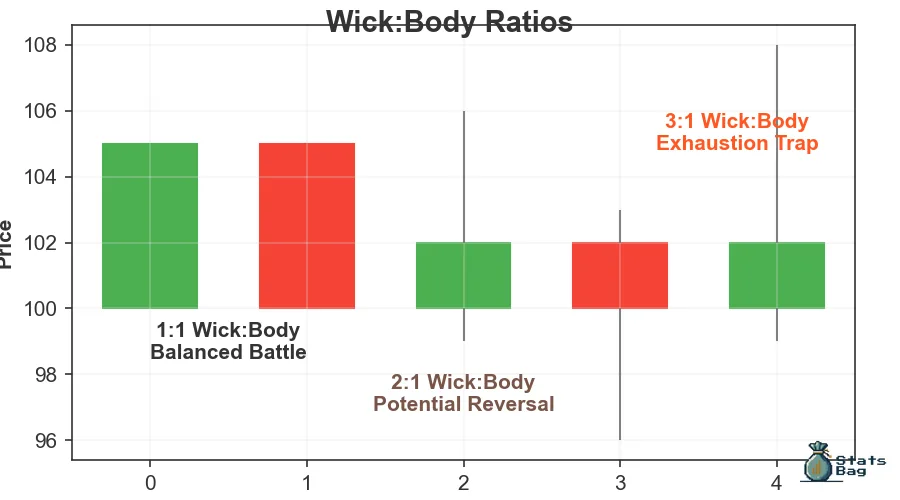 wick to body ratios and meanings